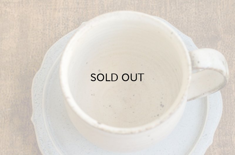 画像3: 福井一伯  粉引マットマグ・大 a.