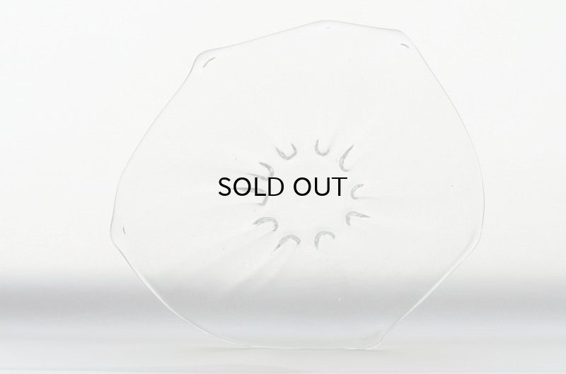 画像6: 吹きガラス工房 一星 モールうす氷皿・C