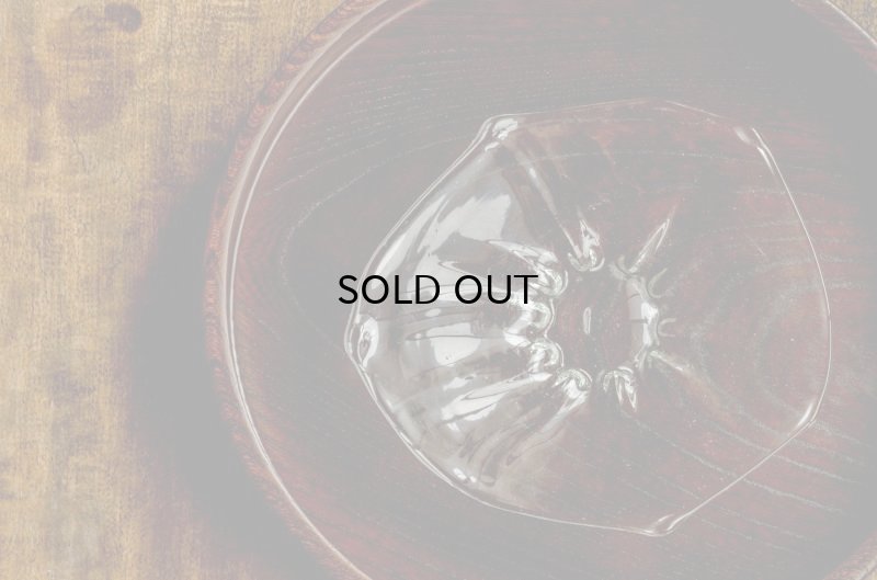 画像8: 吹きガラス工房 一星 モールうす氷皿・C