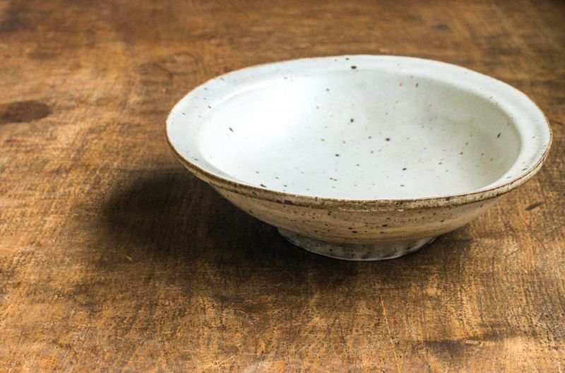 画像7: 福井一伯  粉引オーバル鉢・中