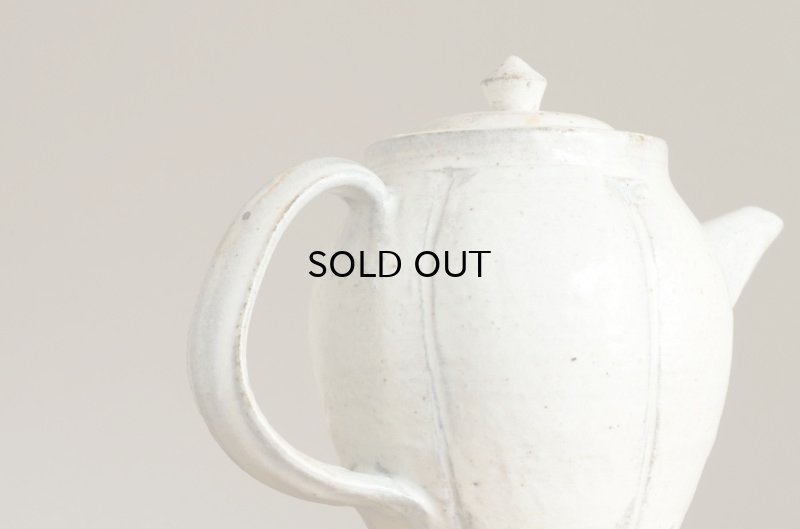 画像4: 福井一伯 　粉引輪花ポット・A