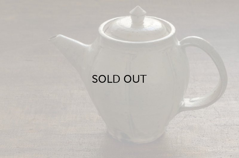 画像7: 福井一伯 　粉引輪花ポット・A